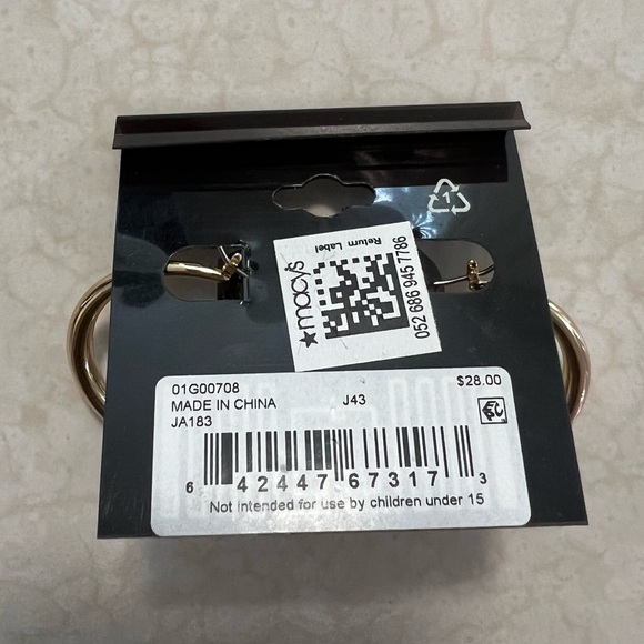 New Anne Klein loop Earring - Picture 3 of 3